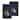 Authentic Hotel and Spa Turkish Cotton Blue Bird Embroidered Midnight Blue 2-piece Towel Hand Set