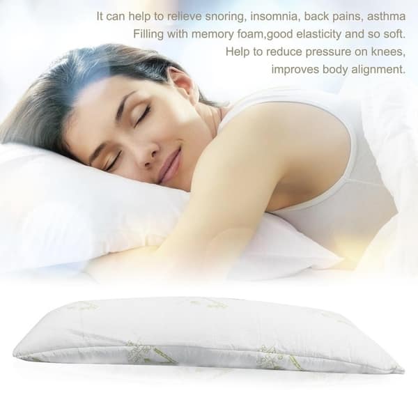 Memory Foam Pillows Heat Moisture Reducing Cool Gel Infused Soft Bed Body  Pillow
