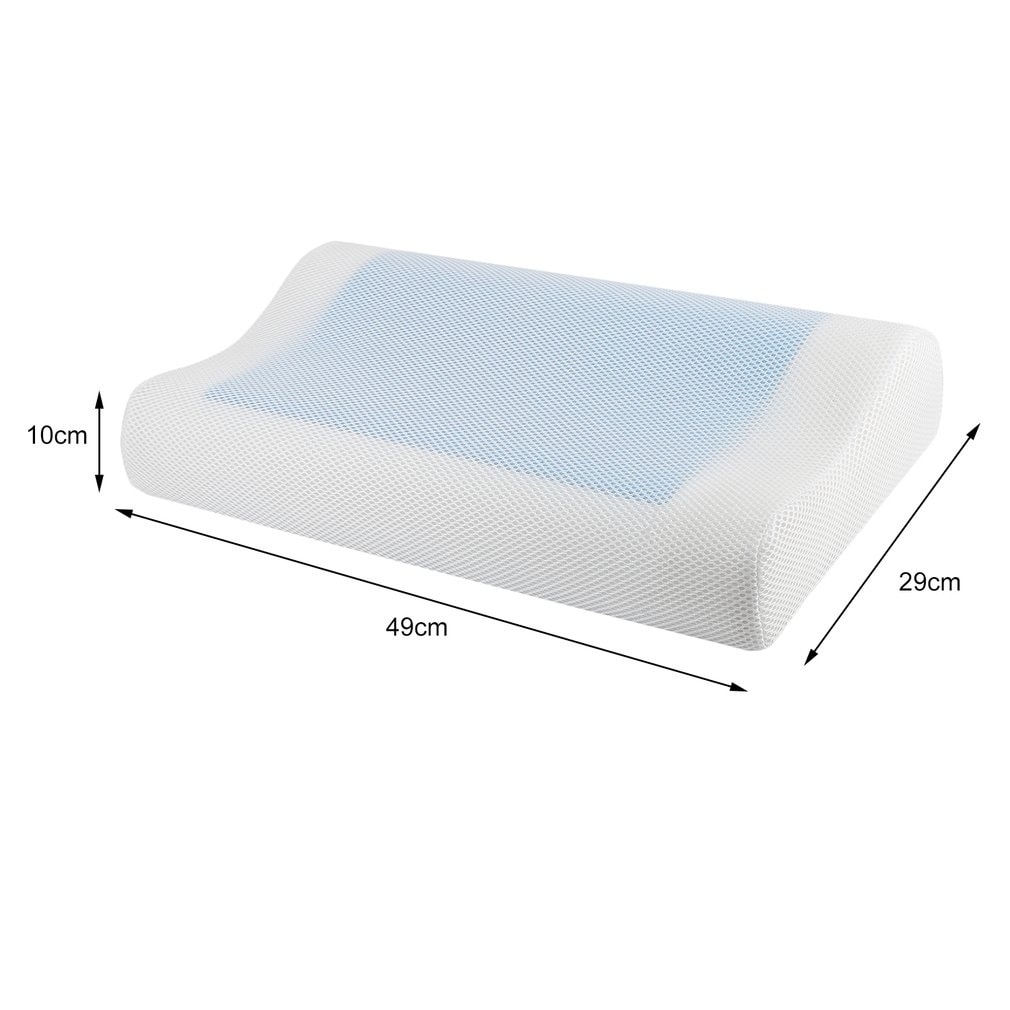 MemoGel Contour Pillow - Cooling Gel Memory Foam Pillow