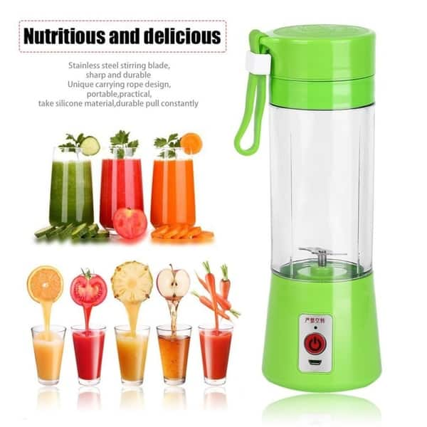 380ml USB Electric Fruit Juicer Handheld Smoothie Maker Blender