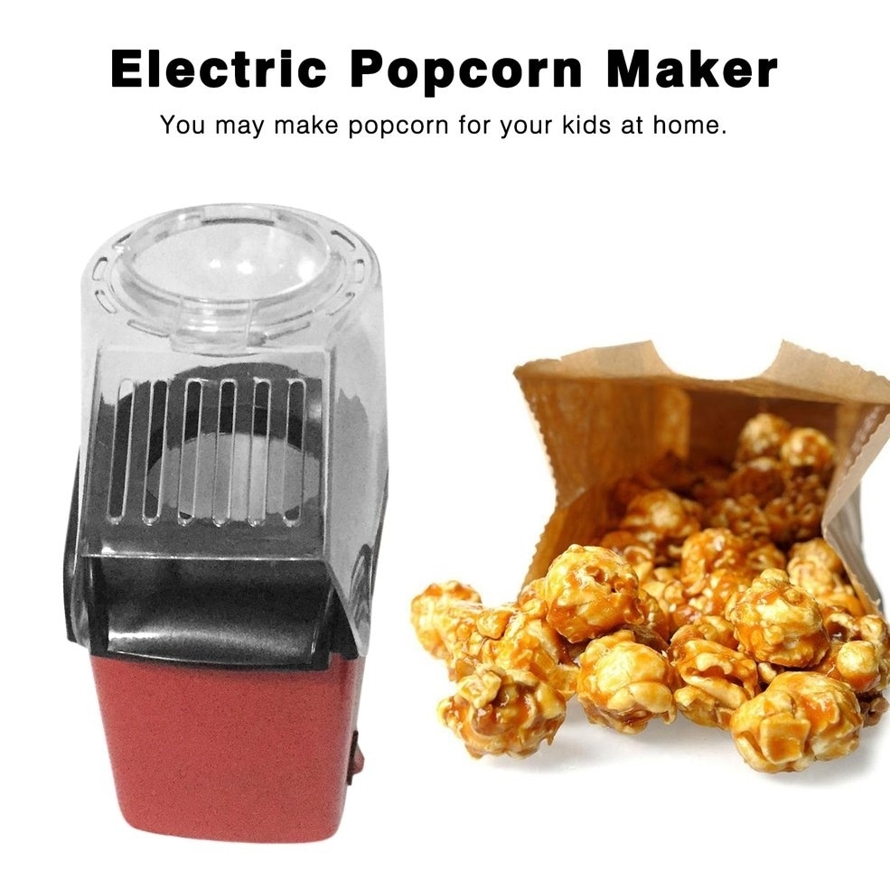 US Plug Mini Electric Popcorn Maker Home Square Hot Air Popcorn Making  Machine - Bed Bath & Beyond - 22547056