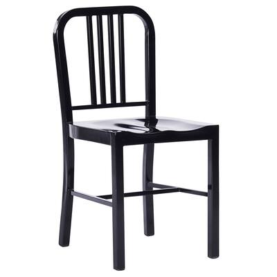 Industrial Metal Indoor-Outdoor Chair Set of 2