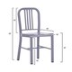 preview thumbnail 8 of 21, Industrial Metal Indoor-Outdoor Chair Set of 2