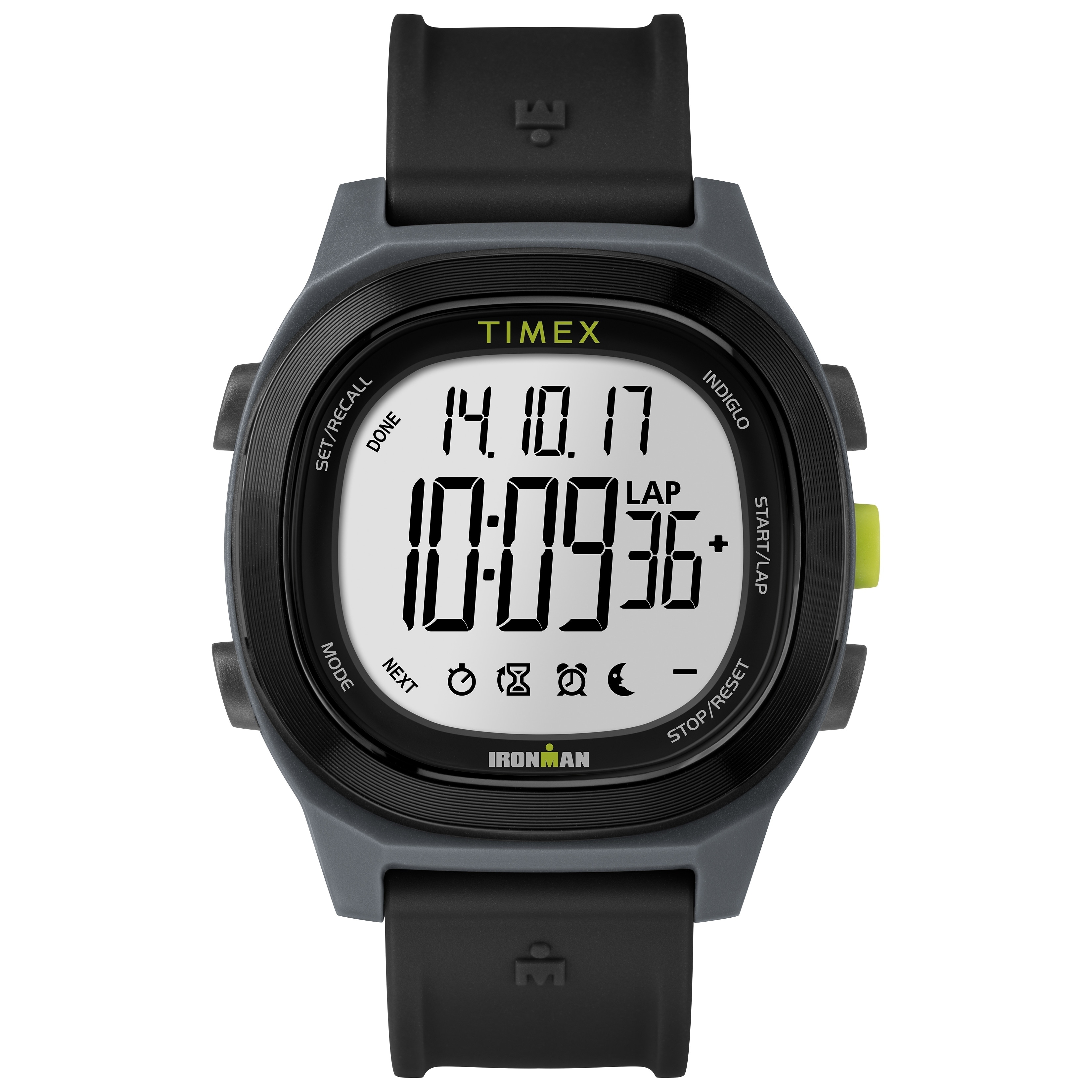 black resin strap