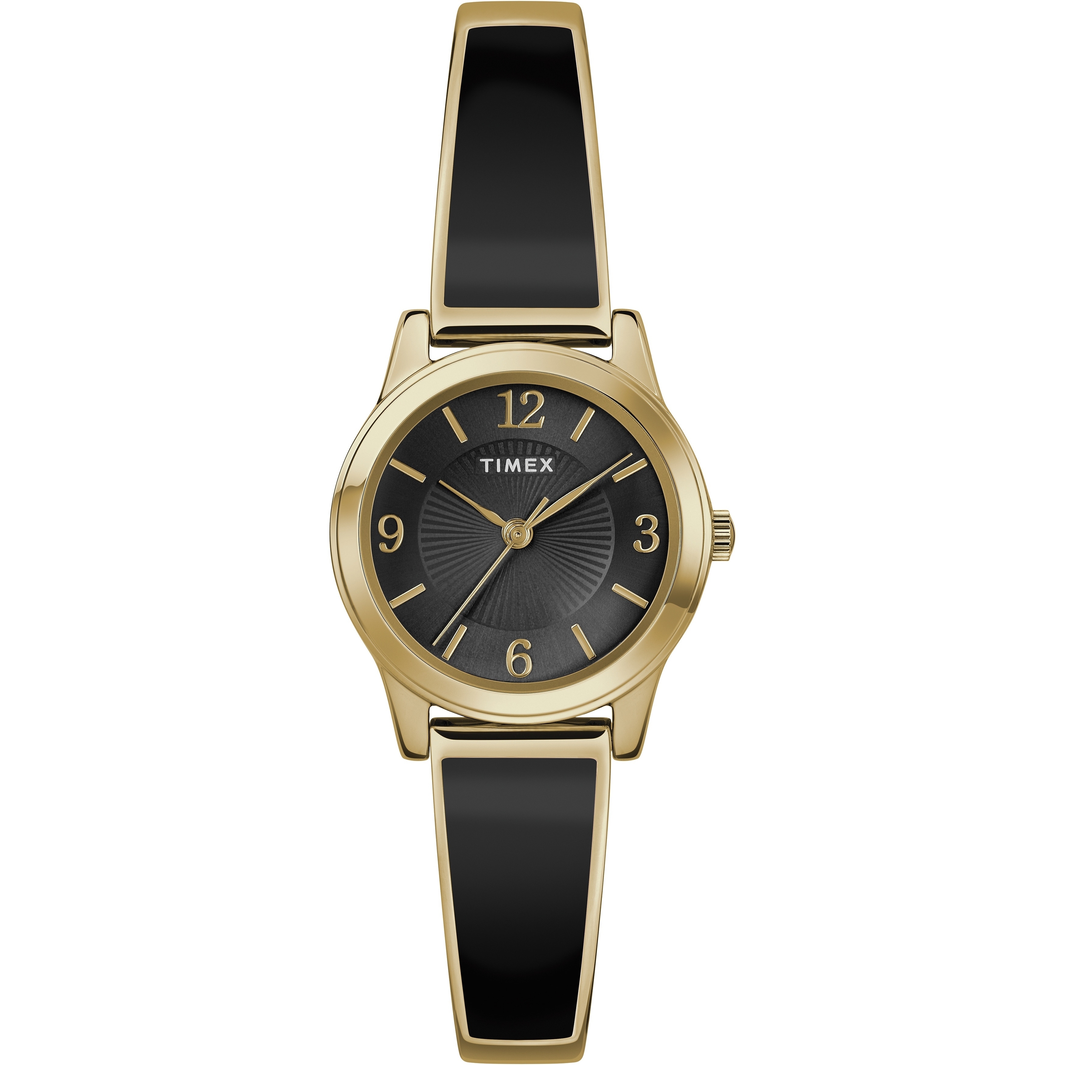 timex gold stretch band watch