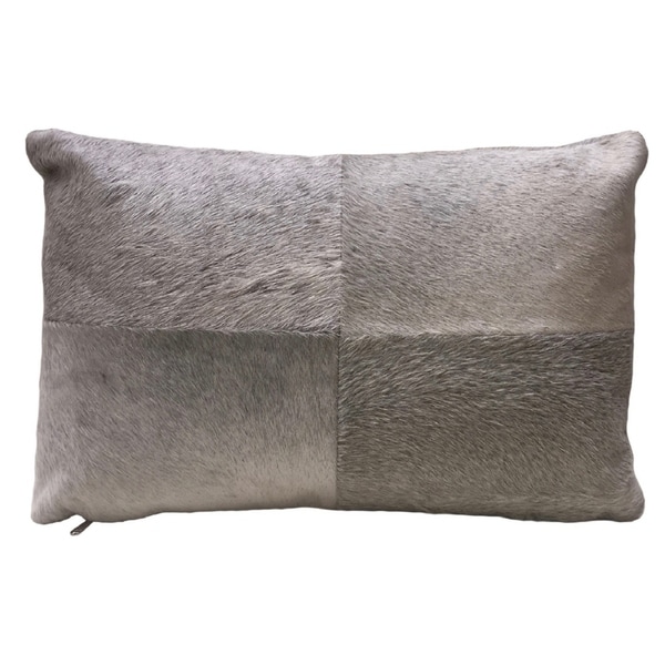 rectangular cowhide pillow