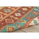 preview thumbnail 16 of 27, Nourison Madera Light Orange Aztec Area Rug