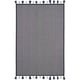 preview thumbnail 26 of 35, Nourison Otto Solid Tassel Area Rug 4' x 6'6" - Dark Blue - Rectangle