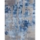preview thumbnail 8 of 8, Nourison Hand-tufted Prismatic PRS10 Area Rug 2'3" x 3' - Blue/Grey - Rectangle