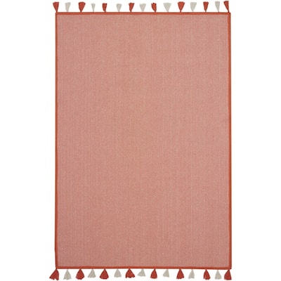 Nourison Otto Solid Tassel Area Rug