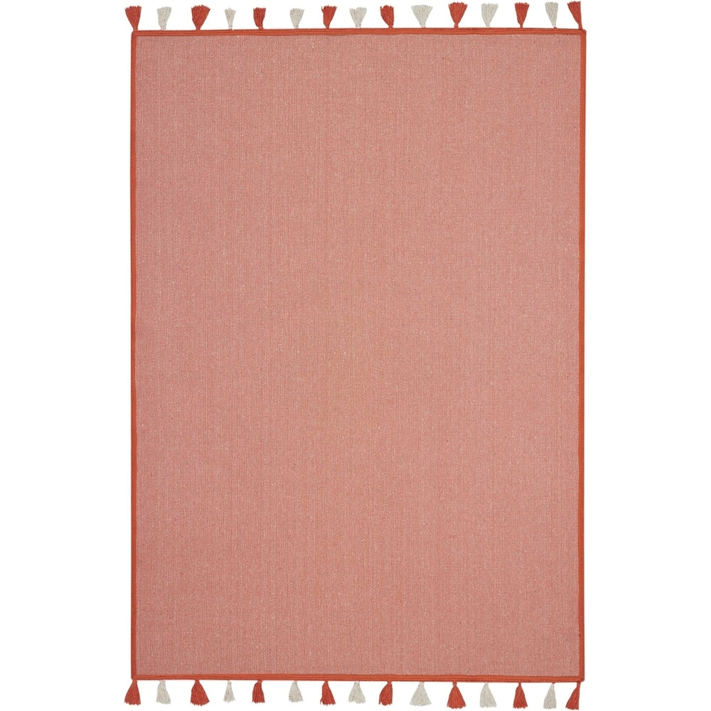 Nourison Otto Solid Tassel Area Rug