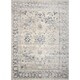 preview thumbnail 21 of 21, Malta Oriental Bordered Medallion Area Rug 5' 3" x 7' 7" - Ivory/Blue - Runner/Rectangle
