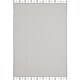 preview thumbnail 31 of 35, Nourison Otto Solid Tassel Area Rug 5' x 7' 6" - Grey - Rectangle