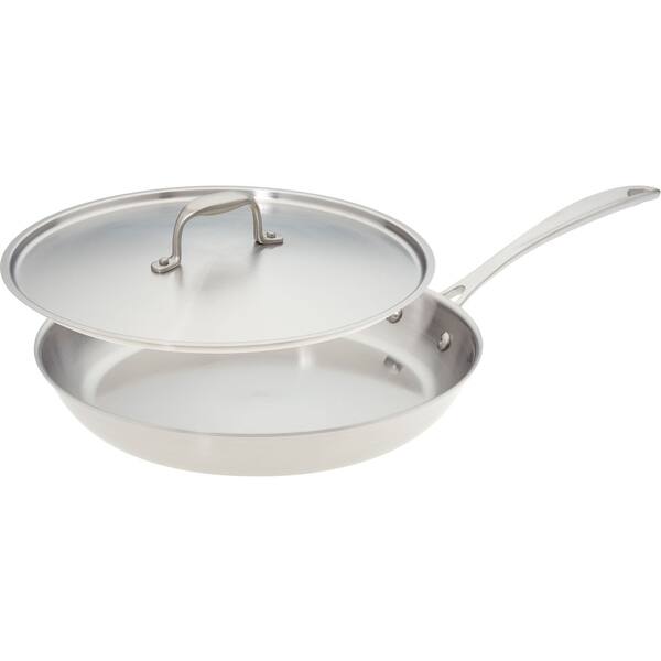 American Kitchen 12 Premium Stainless Steel Skillet