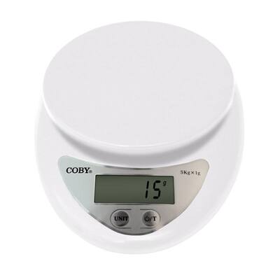Coby Digital Compact Kitchen Scale