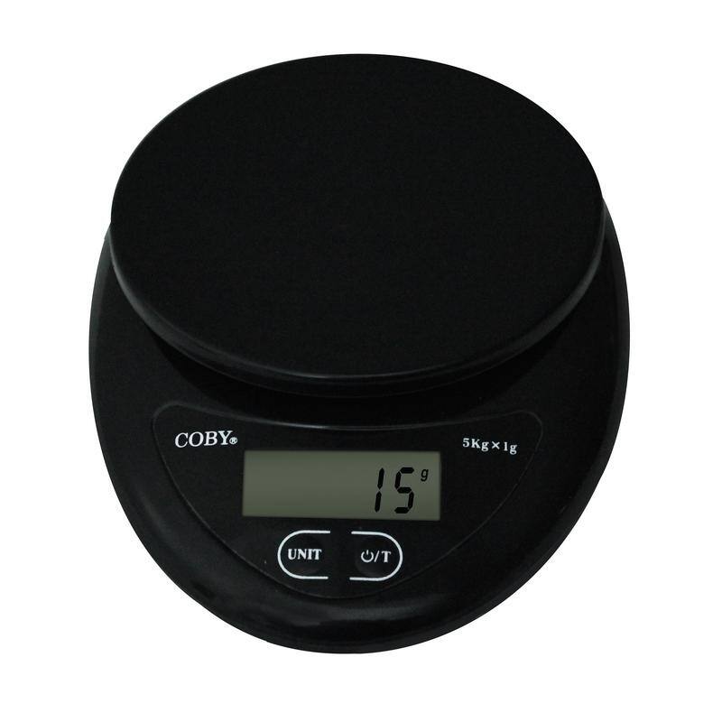 Coby Digital Compact Kitchen Scale