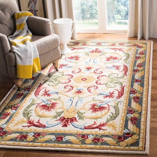 Safavieh Handmade Blossom Mignon Modern Floral Wool Rug