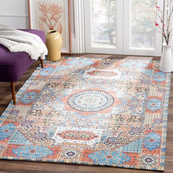 Safavieh Handmade Saffron Sultanka Modern Tribal Cotton Rug