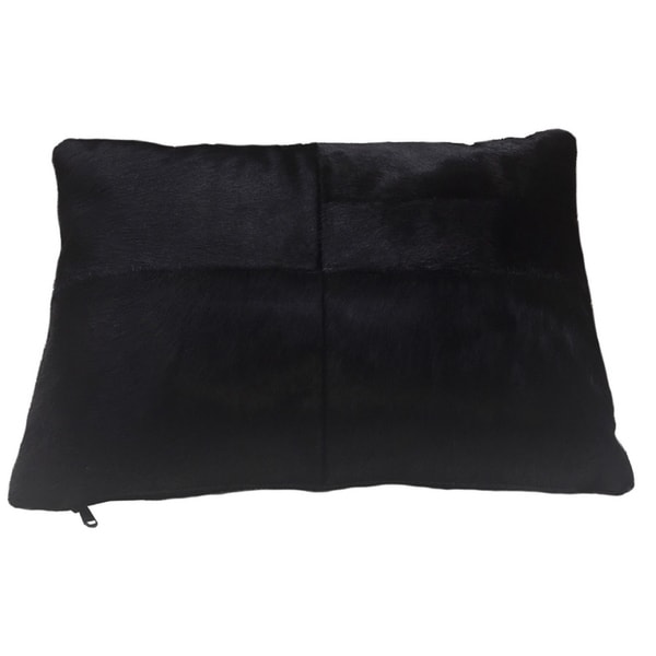 rectangular cowhide pillow