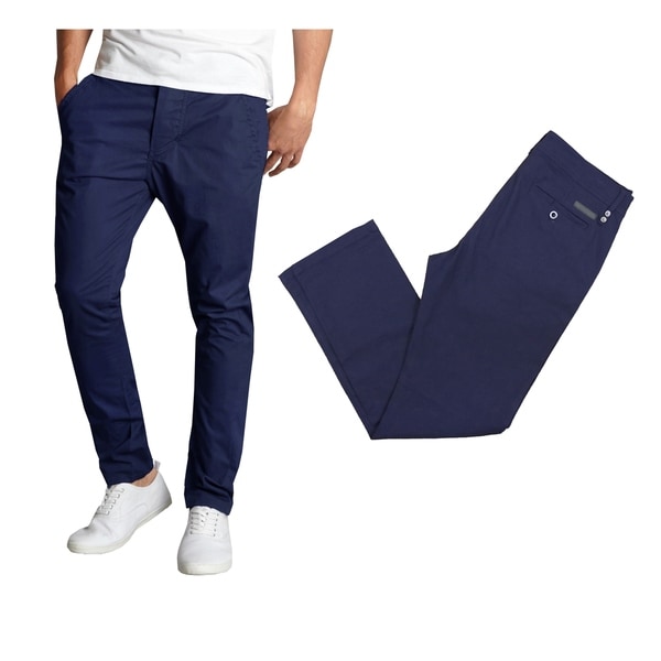 blue casual pants