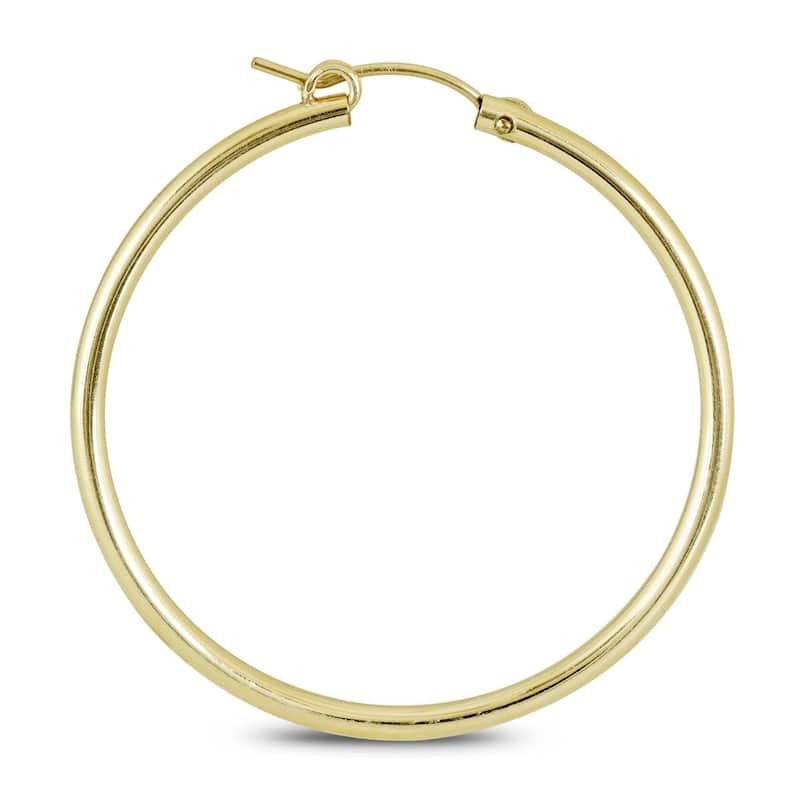 Marquee Jewels 14K Yellow Gold Filled Hoop Earrings (41mm)