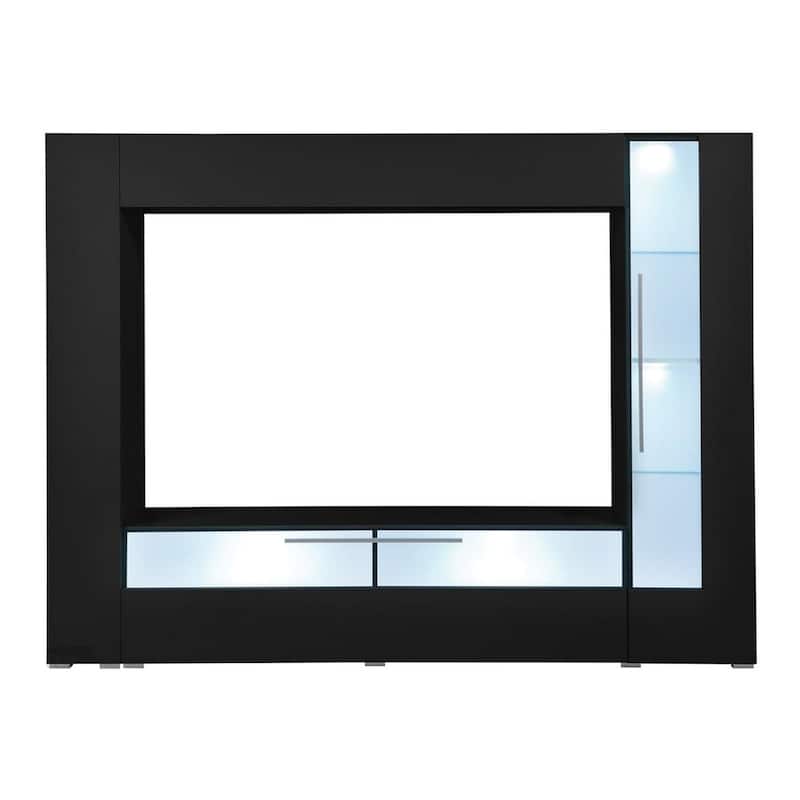 Malaga TV Wall Unit - Black