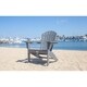 LuXeo Hampton Poly Outdoor Patio Adirondack Chair - Thumbnail 16