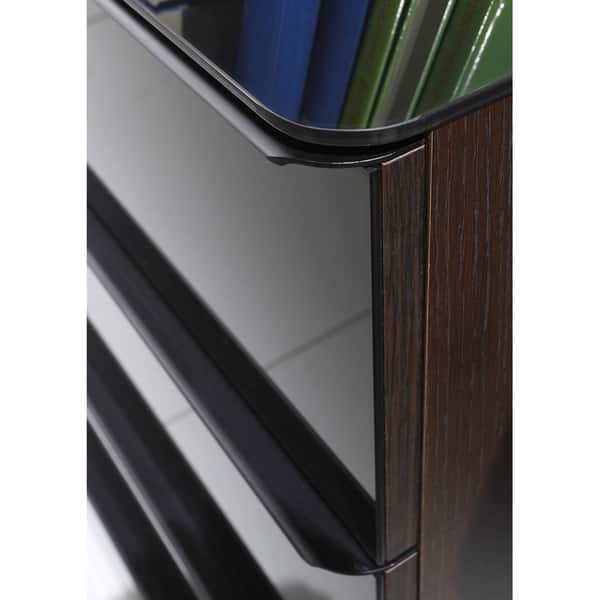 Shop Togo Black Gloss 4 Drawer Chest Free Shipping Today