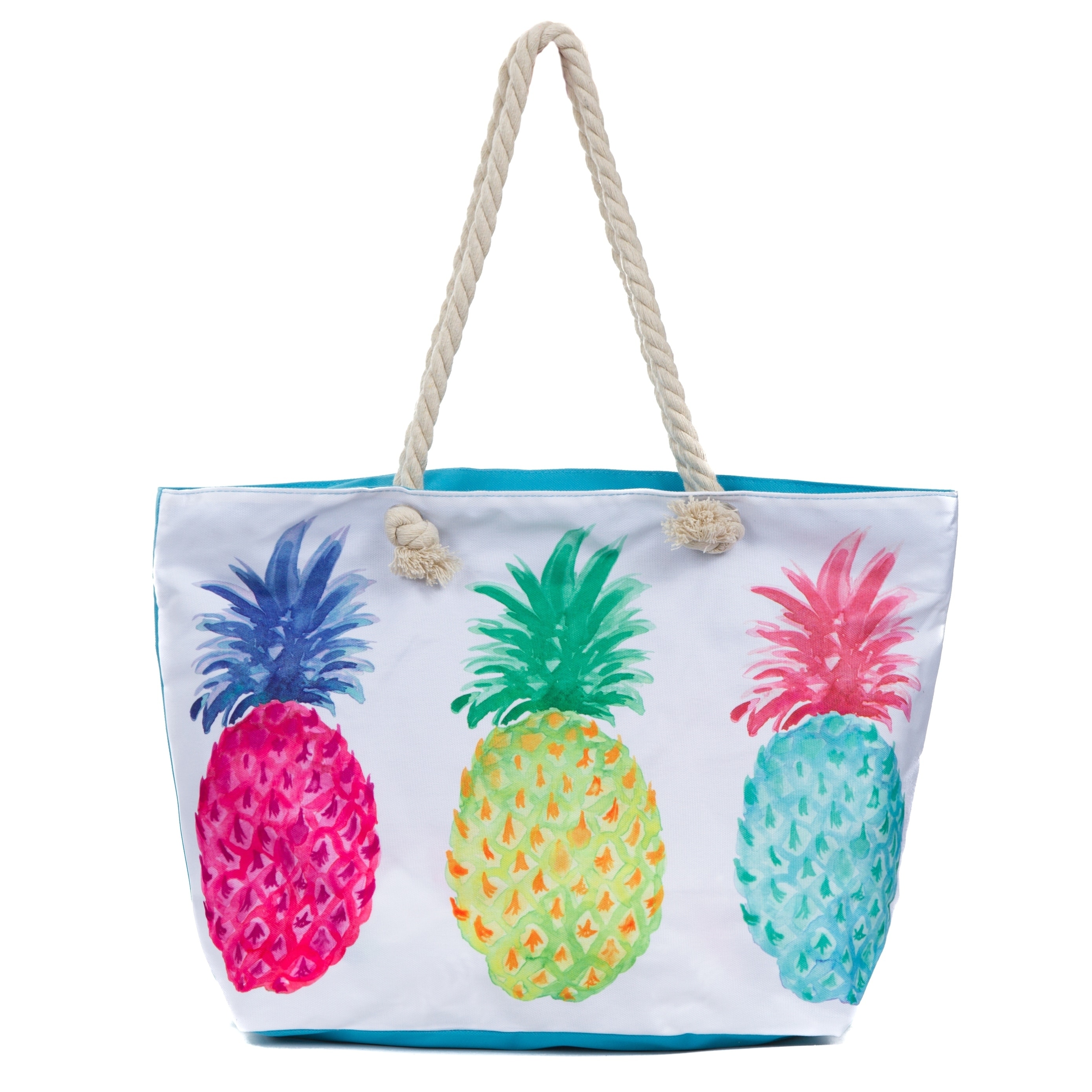 pineapple beach tote