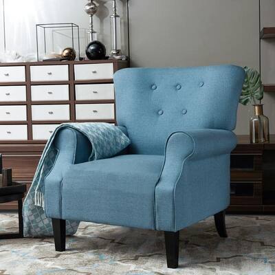 LOKATSE Indoor Synthetic Fiber Upholstered Accent Sofa Chair