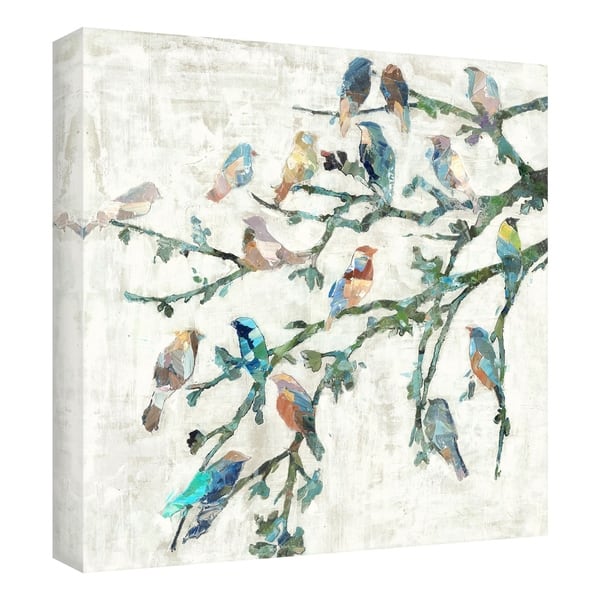 Colorful Bird Wings Of Spring I By Dixon Design Group Wrapped Canvas Painting Art Print 20x20 Overstock 22572707