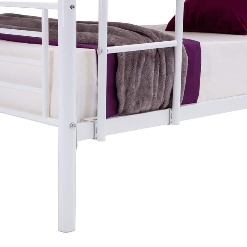 Porch & Den Alder Kids Toddler Metal Twin over Twin Bunk Bed