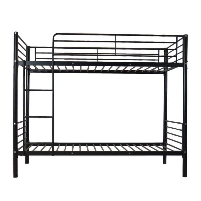 Porch & Den Alder Kids Toddler Metal Twin over Twin Bunk Bed