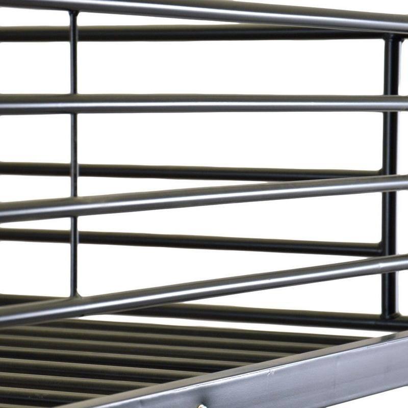 Porch & Den Alder Kids Toddler Metal Twin over Twin Bunk Bed