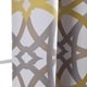 preview thumbnail 7 of 24, Jarvenpaa Geo Trellis Pattern Window Valance - 52 x 18