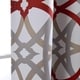 preview thumbnail 11 of 24, Jarvenpaa Geo Trellis Pattern Window Valance - 52 x 18