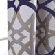 preview thumbnail 3 of 24, Jarvenpaa Geo Trellis Pattern Window Valance - 52 x 18