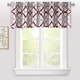 preview thumbnail 10 of 24, Jarvenpaa Geo Trellis Pattern Window Valance - 52 x 18