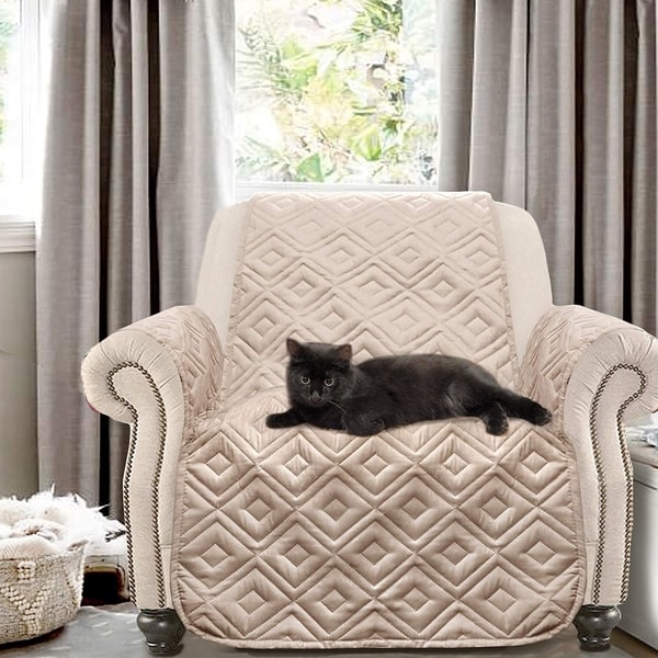 DriftAway Marley 100% Waterproof Quilted Machine-Washable Chair Protector