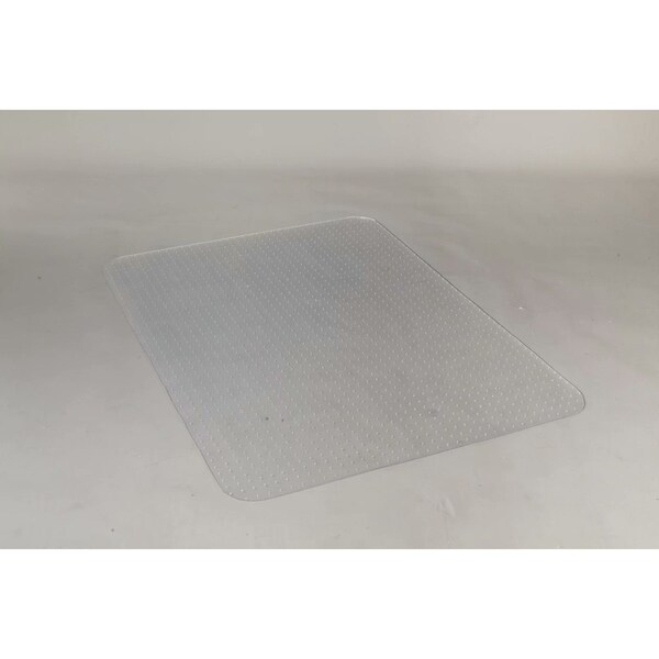 PVC Rectangle Floor Protection Mat Chair Mat with Nail Transparent - 8'