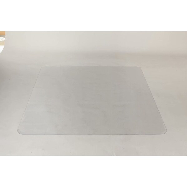 PVC Rectangle Matte Floor Protection Mat Chair Mat Transparent - 8'