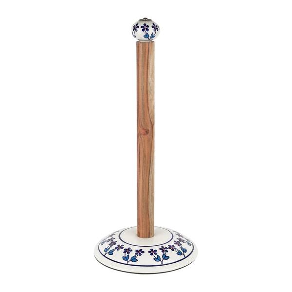 Keister Hand Painted Free Standing Paper Towel Holder Overstock 22575755