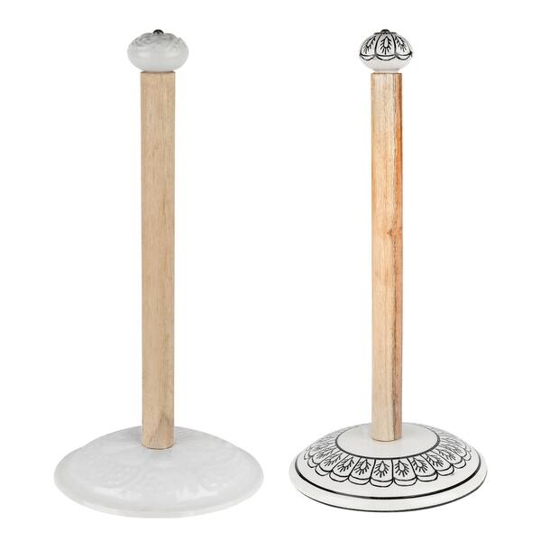 Keister Hand Painted Free Standing Paper Towel Holder Overstock 22575755