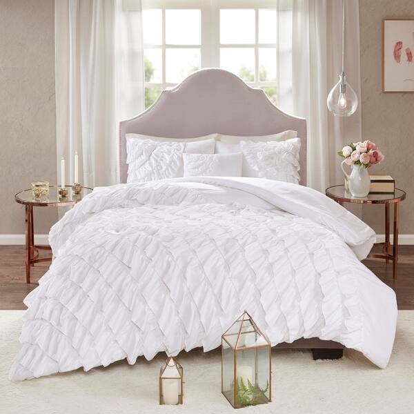 Shop Madison Park Noreen White 100 Percent Polyester Microfiber