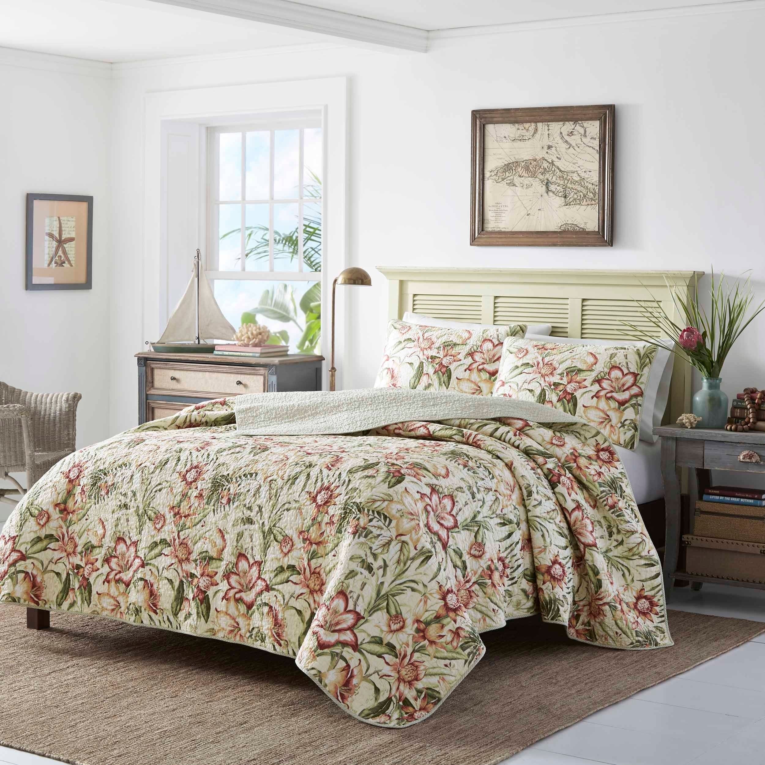 tommy bahama tropical lily comforter set