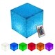 preview thumbnail 17 of 17, INNOKA Rechargeable Waterproof Floating LED Cube Light Glowing Light w/ Multiple Lighting Effects for Outdoor Pool Parties granite cube s - 8 inches - 7.8" l x 7.8" h