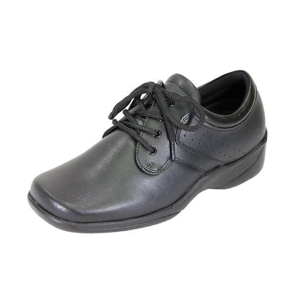 wide width leather shoes