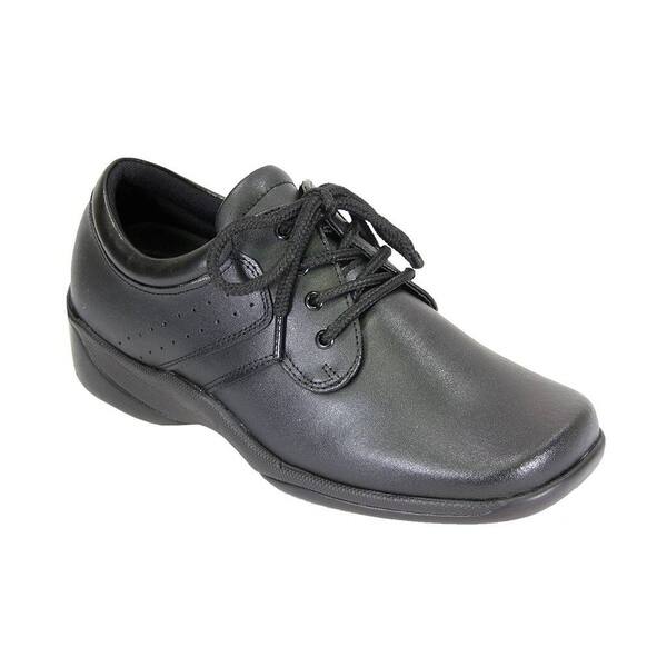 Shop 24 Hour Comfort Delores Women Extra Wide Width Leather Shoes
