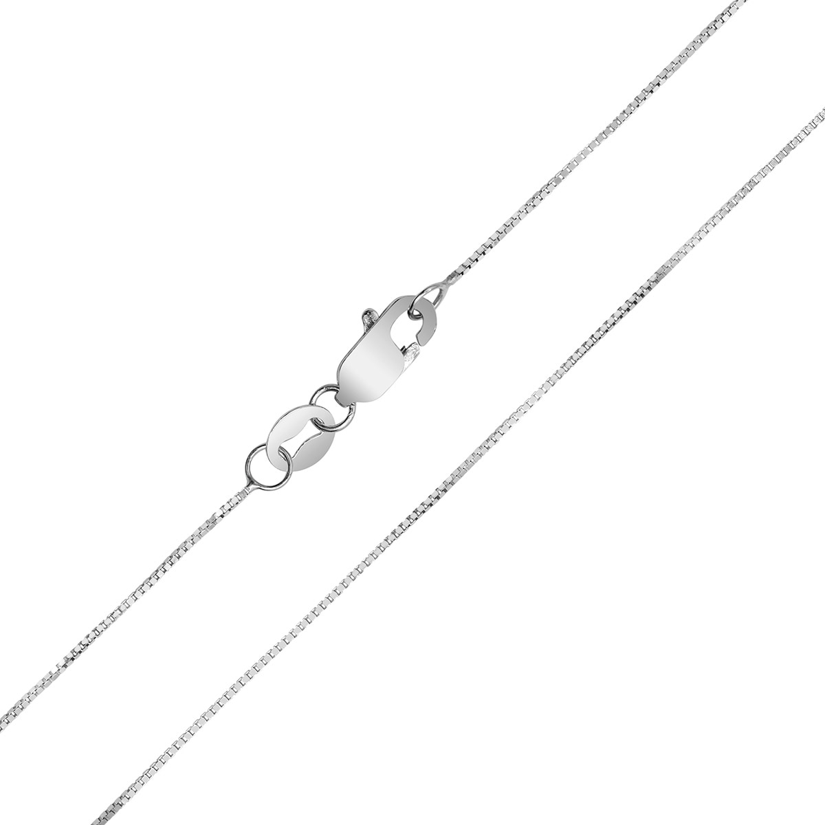 10K Solid White Gold Llite Rope Chain 18 Inch