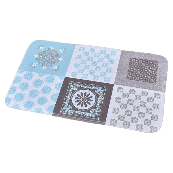 Faience Printed Microfiber Mat Bath Rug 29.5 L x 17"W. Opens flyout.